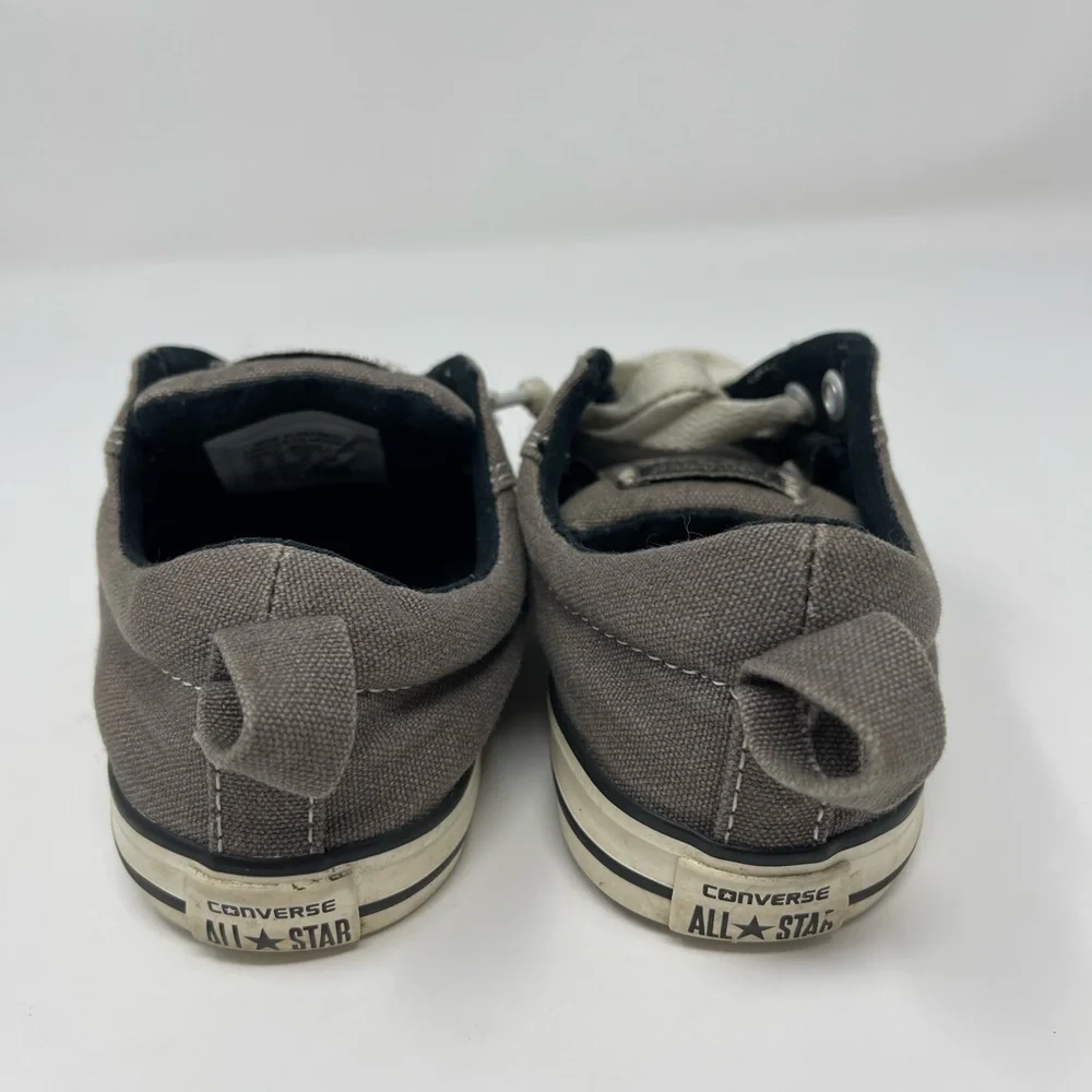 CONVERSE: Gray/White All-Star Low Top Chuck Taylor Sneaker/Tennis Shoe, Size 10